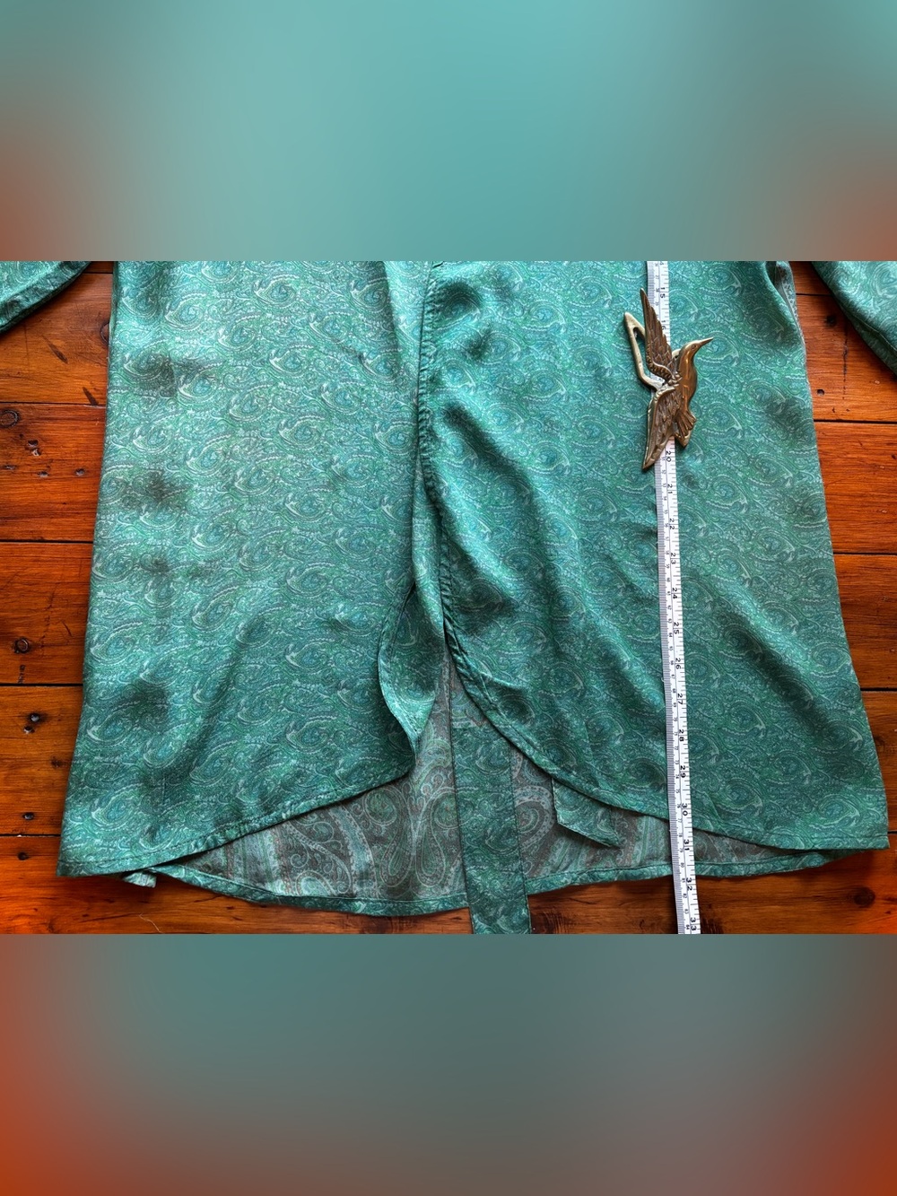 Alchemy Fashions Upcycled Sari Robe - Picture 5 of 5